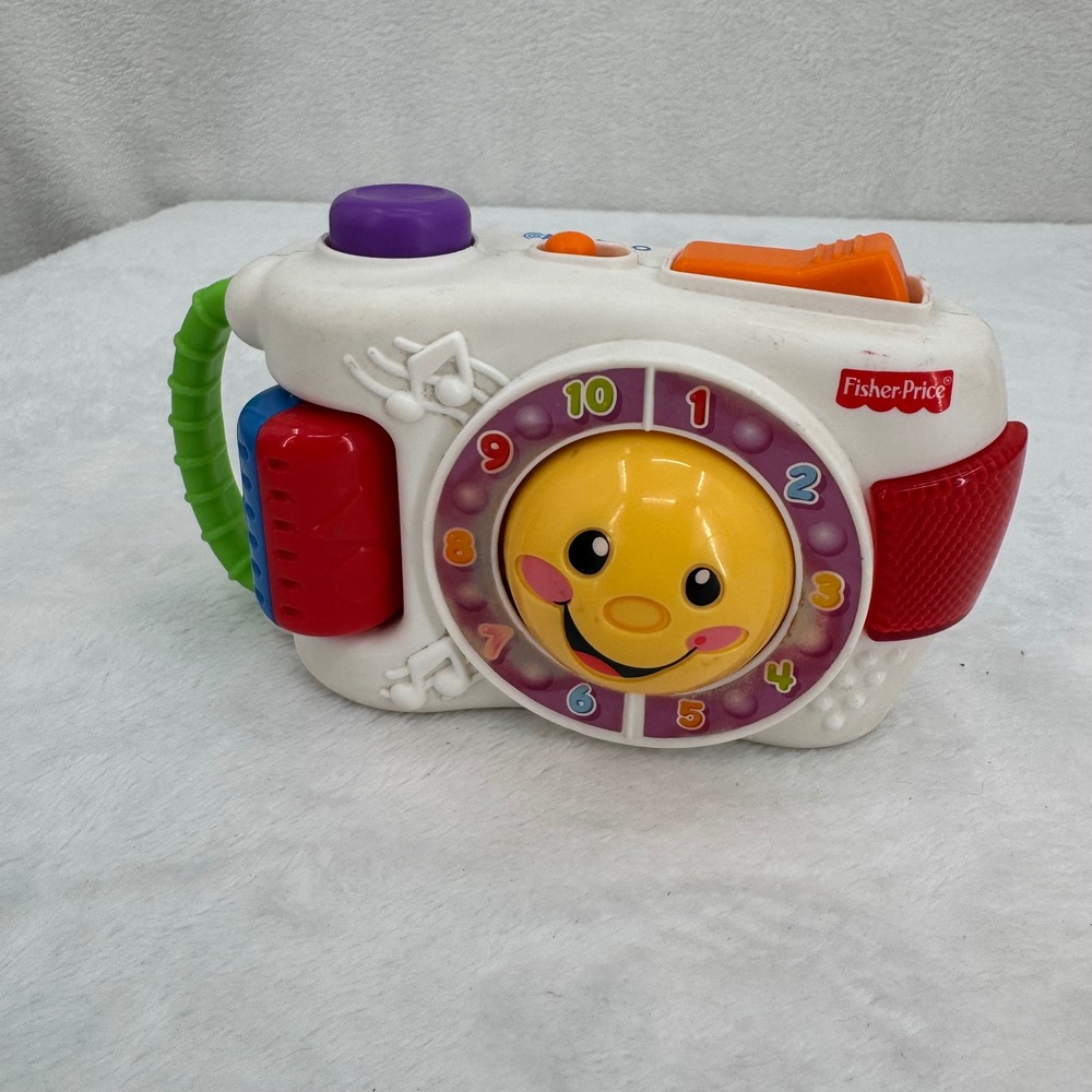 Fisher-Price Laugh & Learn Learning Camera Interactive Toy Lights Music Y2K 2009